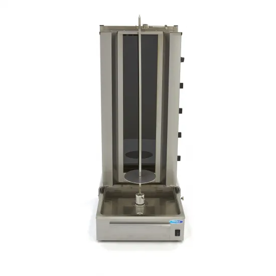Electric grill for döner with 5 heating elements for 100 kg of meat from 