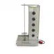 Electric grill for döner with 5 heating elements for 100 kg of meat from 
