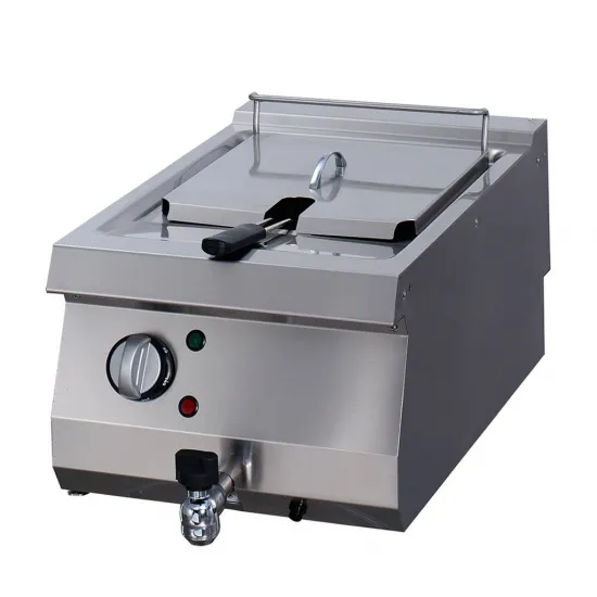 Electric three-phase professional fryer, 12 liters, with tap, series 700