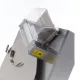 Double dough sheeter with foot pedal, 40cm thickness adjustment, two speeds.