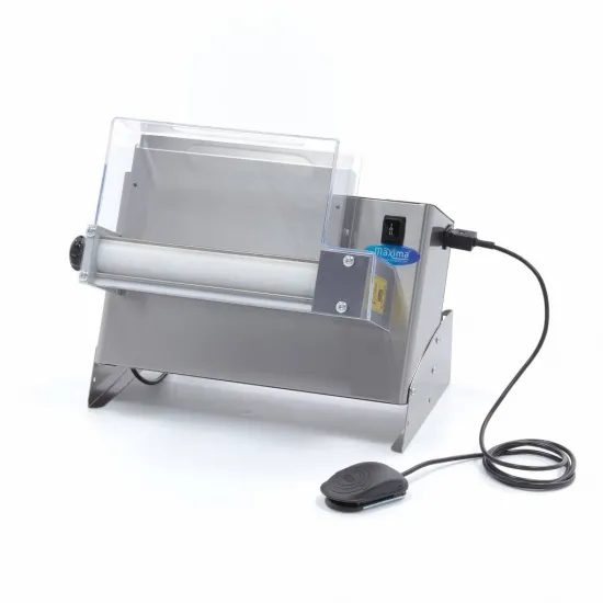 Fondant Rolling Machine with Foot Pedal, 30cm - Thickness Adjustment