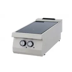 Ceramic hob with 2 infrared heaters - 40x70 cm, three-phase from line 700