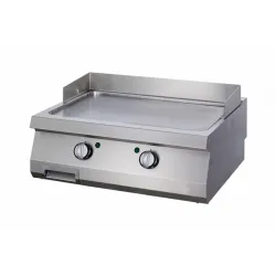 Grill on Gas - smooth chrome plate, two independent zones, 800x700 mm. - 40kg. Series 700