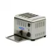 Professional toaster for 4 slices, with timer and thermostat
