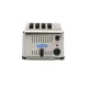 Professional toaster for 4 slices, with timer and thermostat