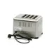 Professional toaster for 4 slices, with timer and thermostat
