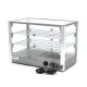 Heating showcase 3 levels – 70 cm. 115 liters
