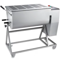 Electric mixer/meat mixer 150 kilograms - tilting bowl