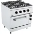 Stove, with 4 gas burners and electric oven, series 900