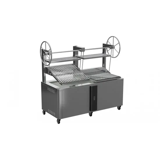 Grill with Charcoal Base Parilla - Black