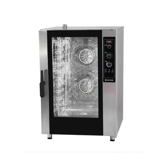 Gas convection oven for 10 trays 60 x 40cm, analog control, 30°C to 270°C
