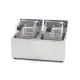 Electric Deep Fryer 2 x 8 L - Cold Zone, from 50°C to 200°C