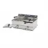 Deep Fryer 2 x 16 L - electric with two taps, cold zone, 50°C to 200°C