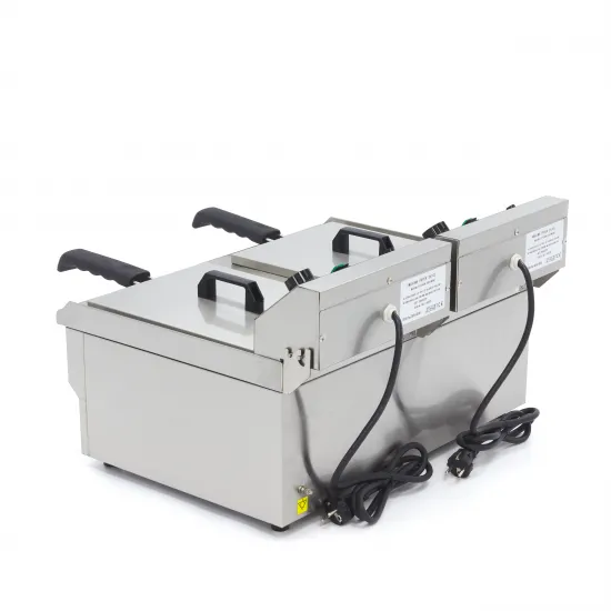 Deep Fryer 2 x 10 L - with taps, cold zone, and adjustable from 50°C to 200°C