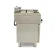 Double Electric Deep Fryer, 2x10 Liters, with 2 Drains, Three-phase