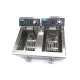 Deep Fryer 2 x 10 L - with taps, cold zone, and adjustable from 50°C to 200°C
