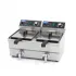 Deep Fryer 2 x 10 L - with taps, cold zone, and adjustable from 50°C to 200°C