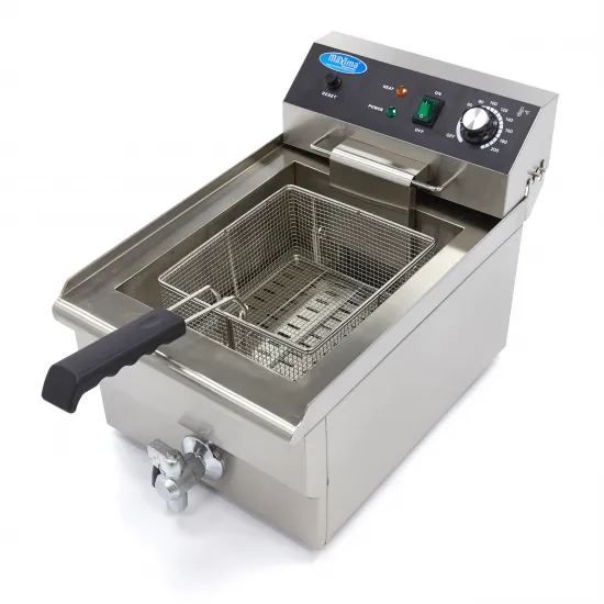 Deep Fryer 16 L - with Tap, Cold Zone, and Adjustable Thermostat