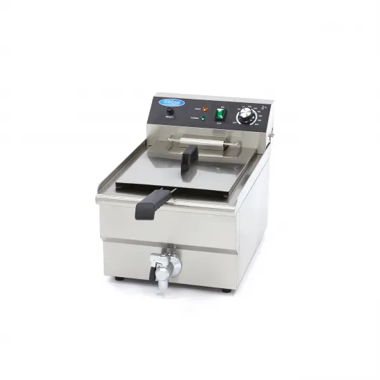 Deep Fryer 16 L - with Tap, Cold Zone, and Adjustable Thermostat