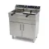 Deep Fryer 2 x 16 L with Cabinet - Cold Zone, Taps, 60°C and 200°C - 230V