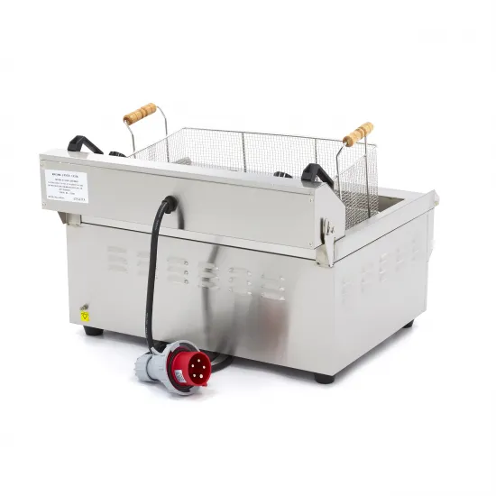 Deep Fryer 30 L - cold zone, adjustable thermostat, three-phase