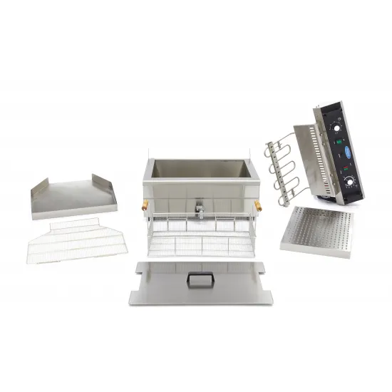 Deep Fryer 20 L - with tap, cold zone, and overload protection