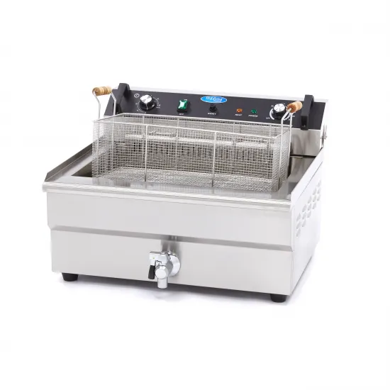 Deep Fryer 30 L - cold zone, adjustable thermostat, three-phase