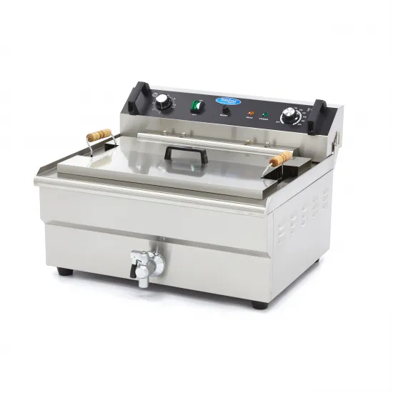 Deep Fryer 30 L - cold zone, adjustable thermostat, three-phase