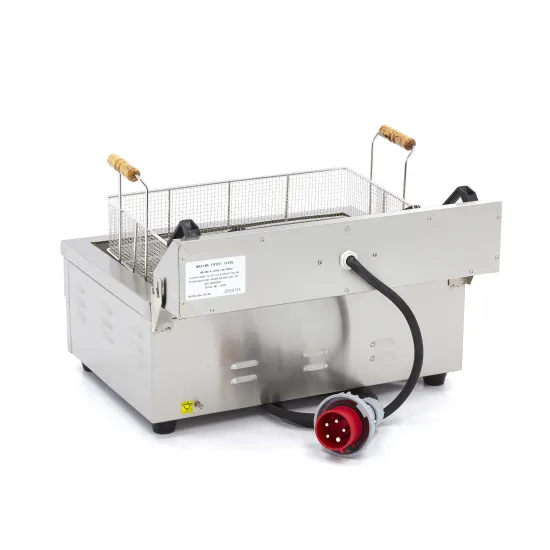 Deep Fryer 20 L - with tap, cold zone, and overload protection