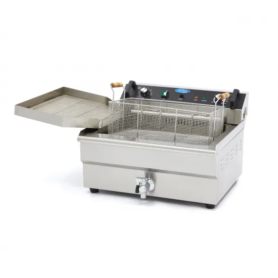 Deep Fryer 30 L - cold zone, adjustable thermostat, three-phase