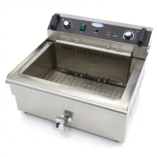 Deep Fryer 30 L - cold zone, adjustable thermostat, three-phase