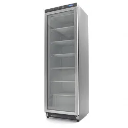 Freezer 400L - 6 Fixed Shelves and Glass Door /Black/
