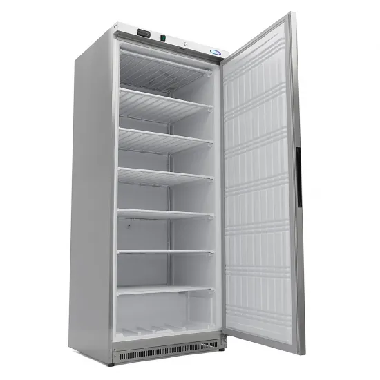 Freezer 600 liters - six shelves, from -18°C to -25°C SS