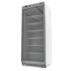 Freezer 600L - 6 Fixed Shelves and Glass Door /White/