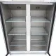 Professional Freezer 1200L - 6 Adjustable Shelves 2/1 GN - Stainless Steel, Glass Doors