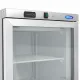 Freezer 400L - 6 Fixed Shelves and Glass Door /Stainless Steel/