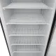 Freezer 600L - 6 Fixed Shelves and Glass Door /Black/