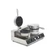 Double Waffle Maker - 8 Heart-Shaped - Non-Stick Coating and Thermostat