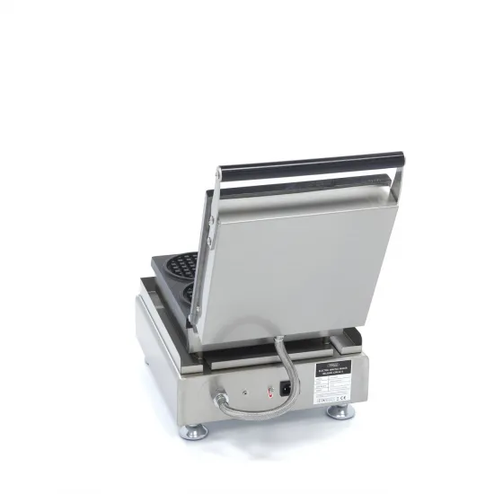 Waffle Maker - 4 Round Waffles - Thermostat, Timer, Non-Stick Coating