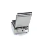 Waffle Maker - 4 Round Waffles - Thermostat, Timer, Non-Stick Coating