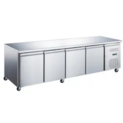 Refrigerated Table - 223 cm - 4 Doors - 553 Liters