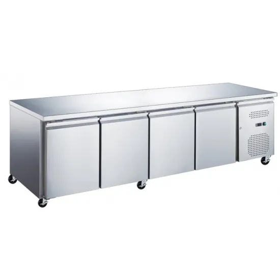 Refrigerated Table - 223 cm - 4 Doors - 553 Liters