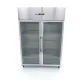 Double Door Refrigerator 1400L - 6 Adjustable Shelves 2/1 GN - Glass Doors