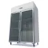 Double Door Refrigerator 1400L - 6 Adjustable Shelves 2/1 GN - Glass Doors