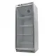 Refrigerator 600L - four adjustable shelves and glass door /Stainless steel/