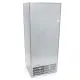 Refrigerator 600L - four adjustable shelves and glass door /Stainless steel/