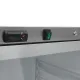Refrigerator 600L - four adjustable shelves and glass door /Stainless steel/