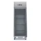 Refrigerator 700L - 3 adjustable shelves 2/1 GN - glass door
