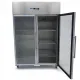 Professional Refrigerator 1200L - GN 2/1, 6 Adjustable Shelves, Stainless Steel, Glass Doors