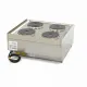 Electric stove with 4 cast iron hobs 60 x 60 cm
